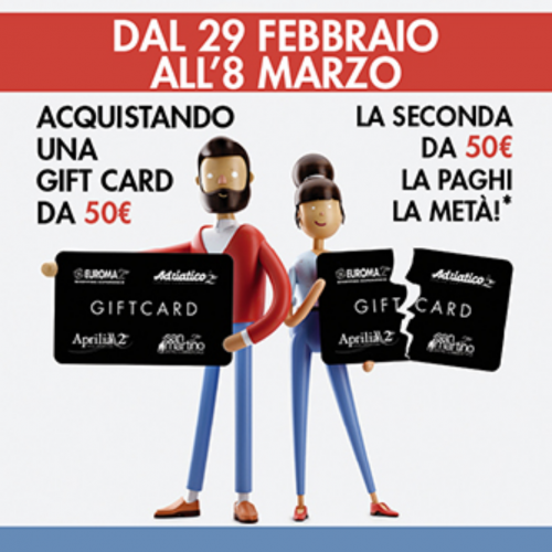 Evento VENDITA PROMOZIONALE GIFT CARD!